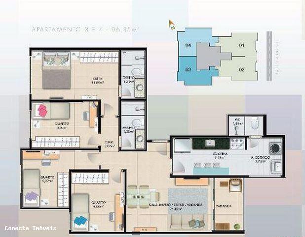 Apartamento à venda com 4 quartos, 98m² - Foto 13