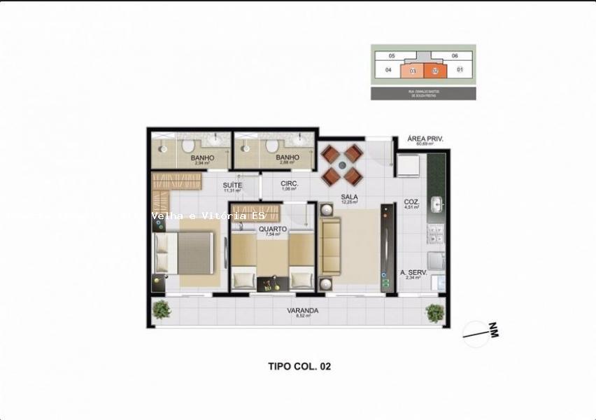 Apartamento à venda com 2 quartos, 85m² - Foto 19