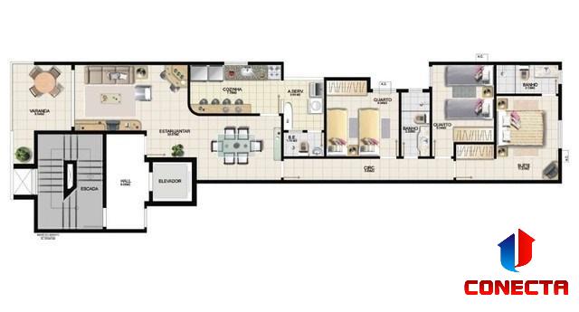 Apartamento à venda com 3 quartos, 100m² - Foto 17