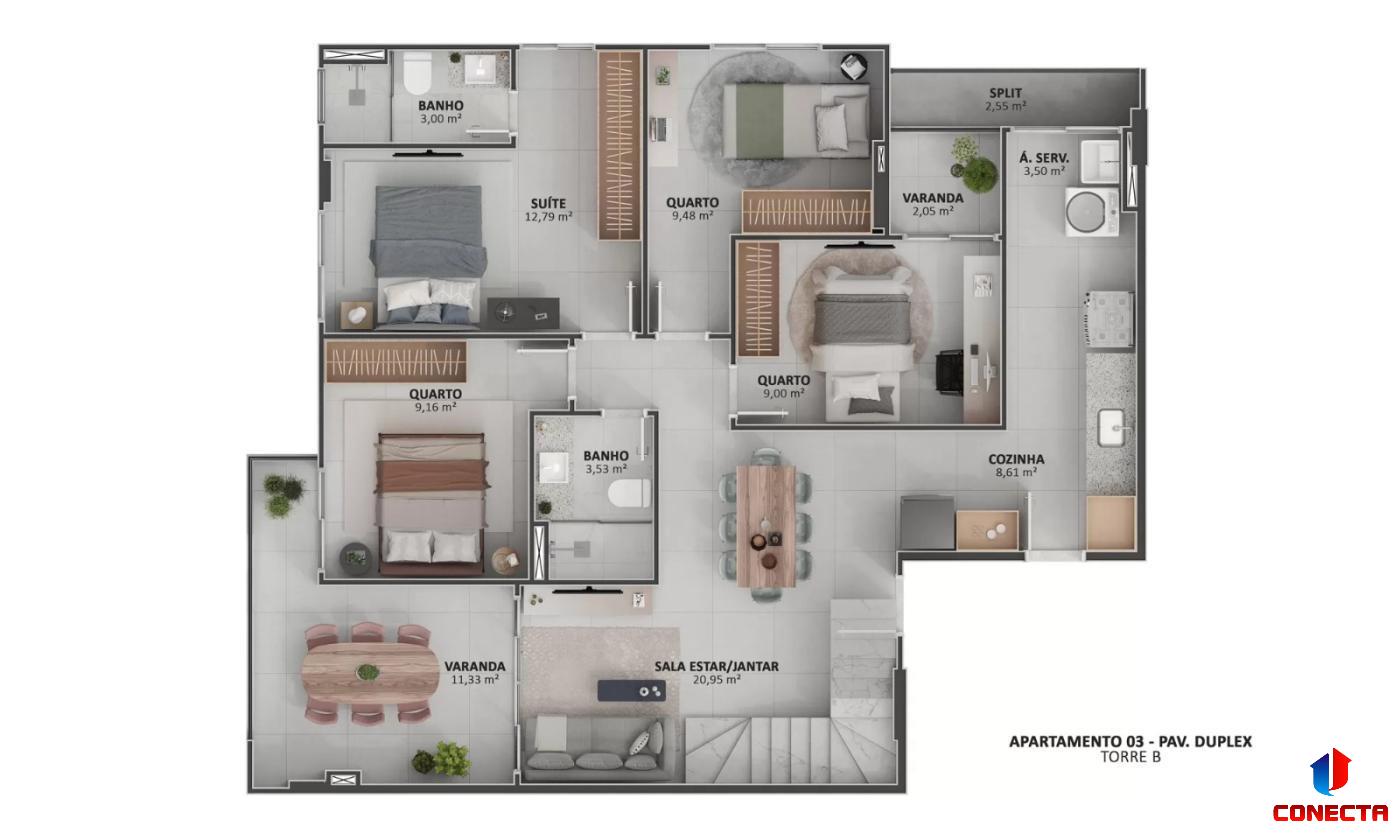 Cobertura à venda com 4 quartos, 206m² - Foto 13