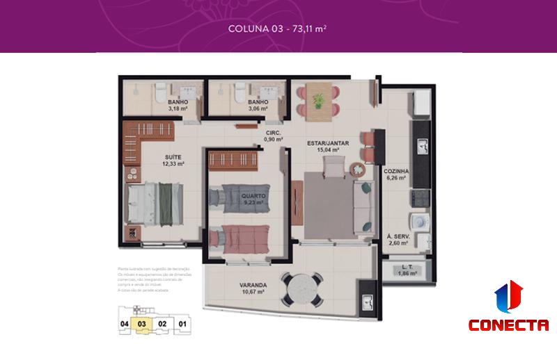 Apartamento à venda com 2 quartos, 80m² - Foto 25