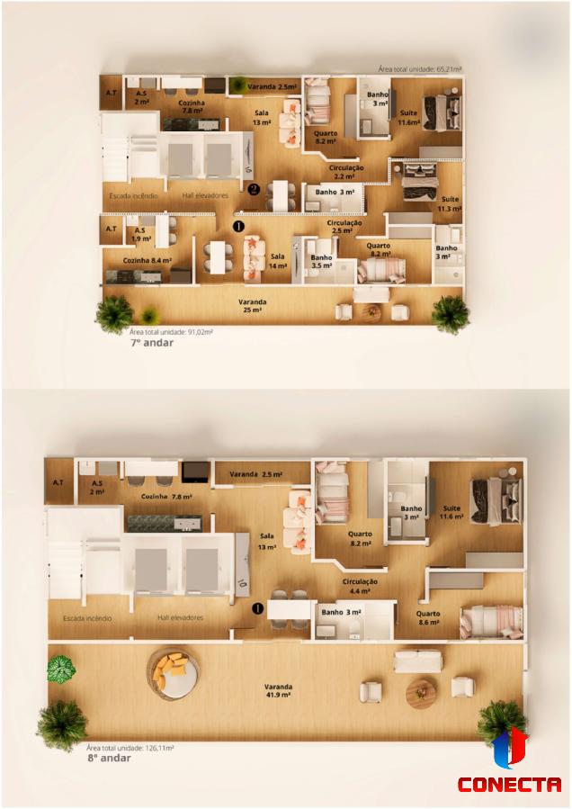 Apartamento à venda com 2 quartos, 65m² - Foto 9