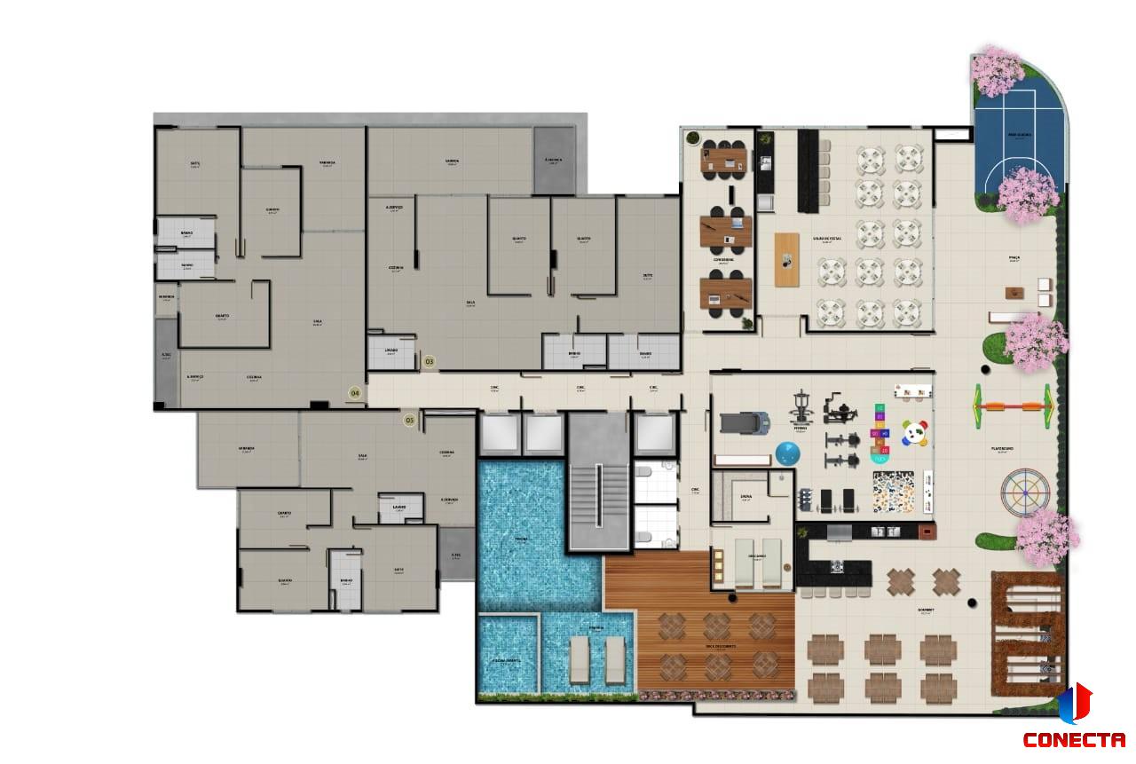 Apartamento à venda com 4 quartos, 198m² - Foto 24