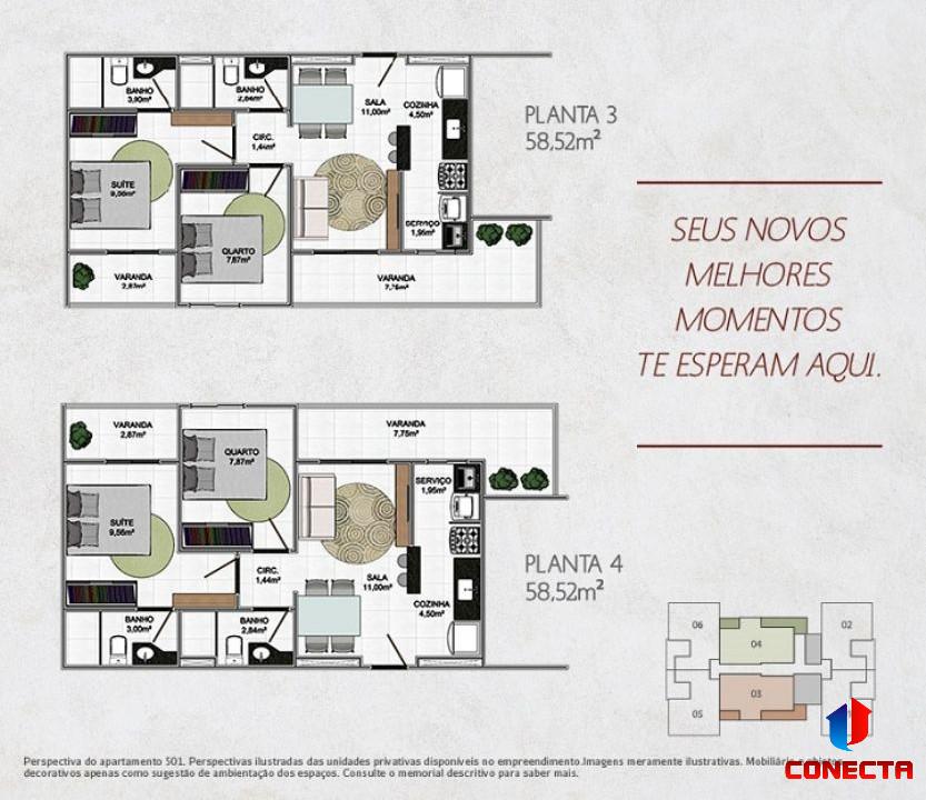 Apartamento à venda com 2 quartos, 55m² - Foto 18