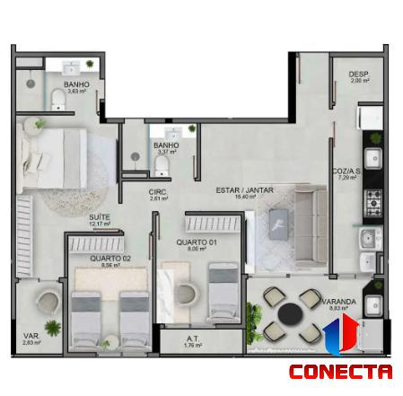 Cobertura à venda com 3 quartos, 182m² - Foto 9