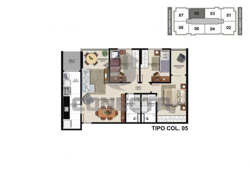 Apartamento à venda com 3 quartos, 83m² - Foto 15