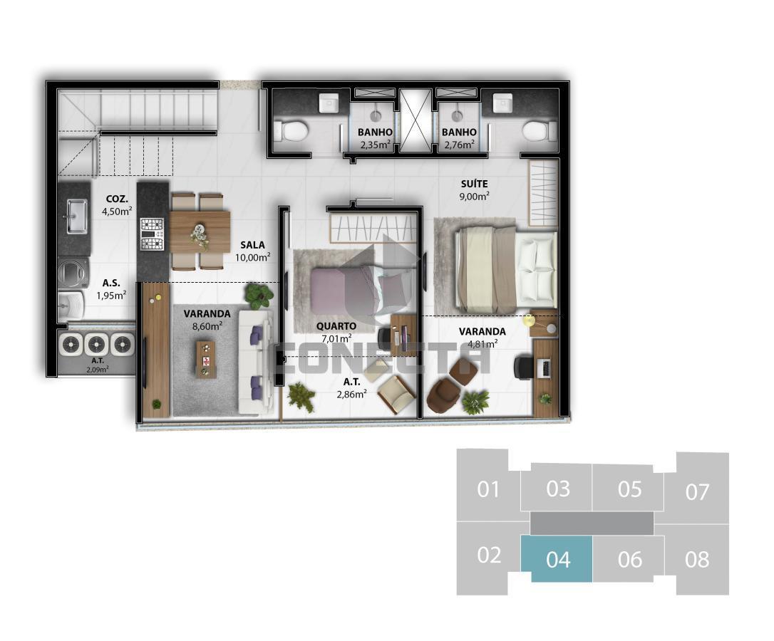 Apartamento à venda com 3 quartos, 82m² - Foto 39