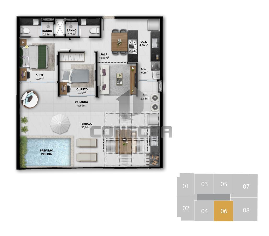 Apartamento à venda com 3 quartos, 82m² - Foto 22