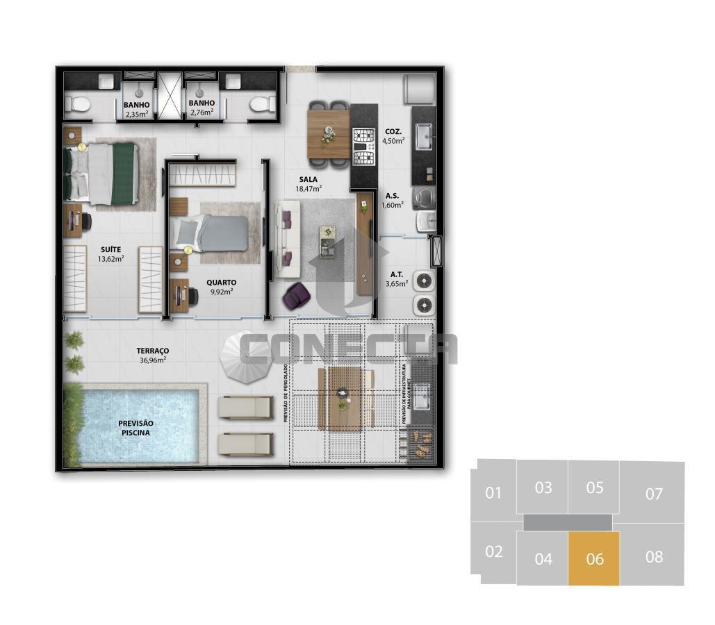 Apartamento à venda com 3 quartos, 82m² - Foto 21