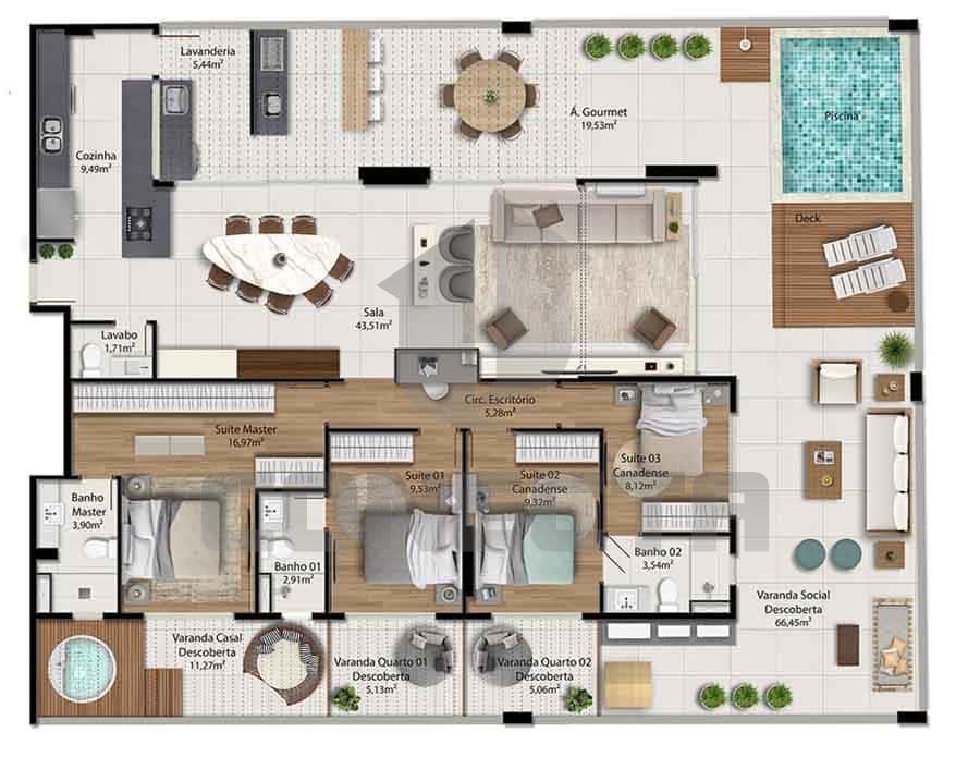 Apartamento à venda com 4 quartos, 248m² - Foto 12